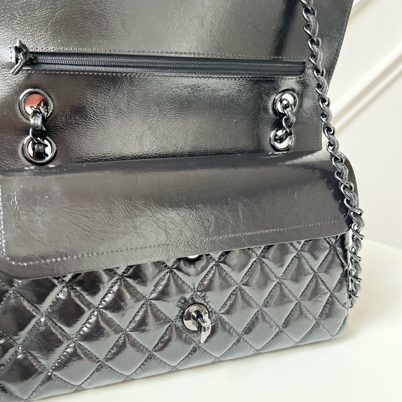 —SOLD—CHANEL M CLASSIC SO BLACK - Picture 6 of 12